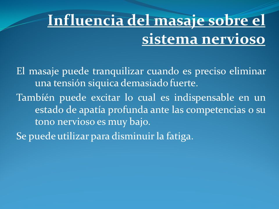 CURSO MASAJE FEDENADOR ppt descargar